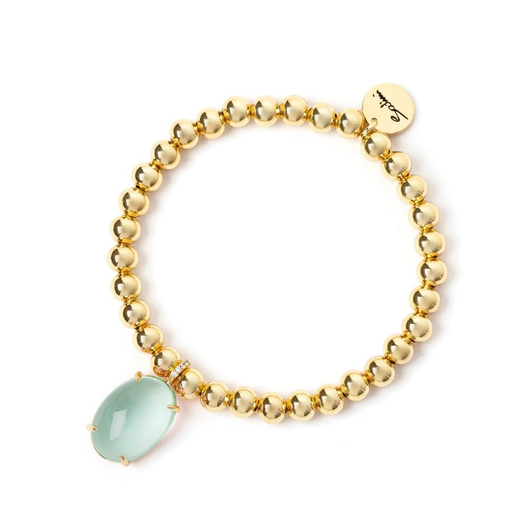 Bracciale Elastico Boule e Cabochon Blossom