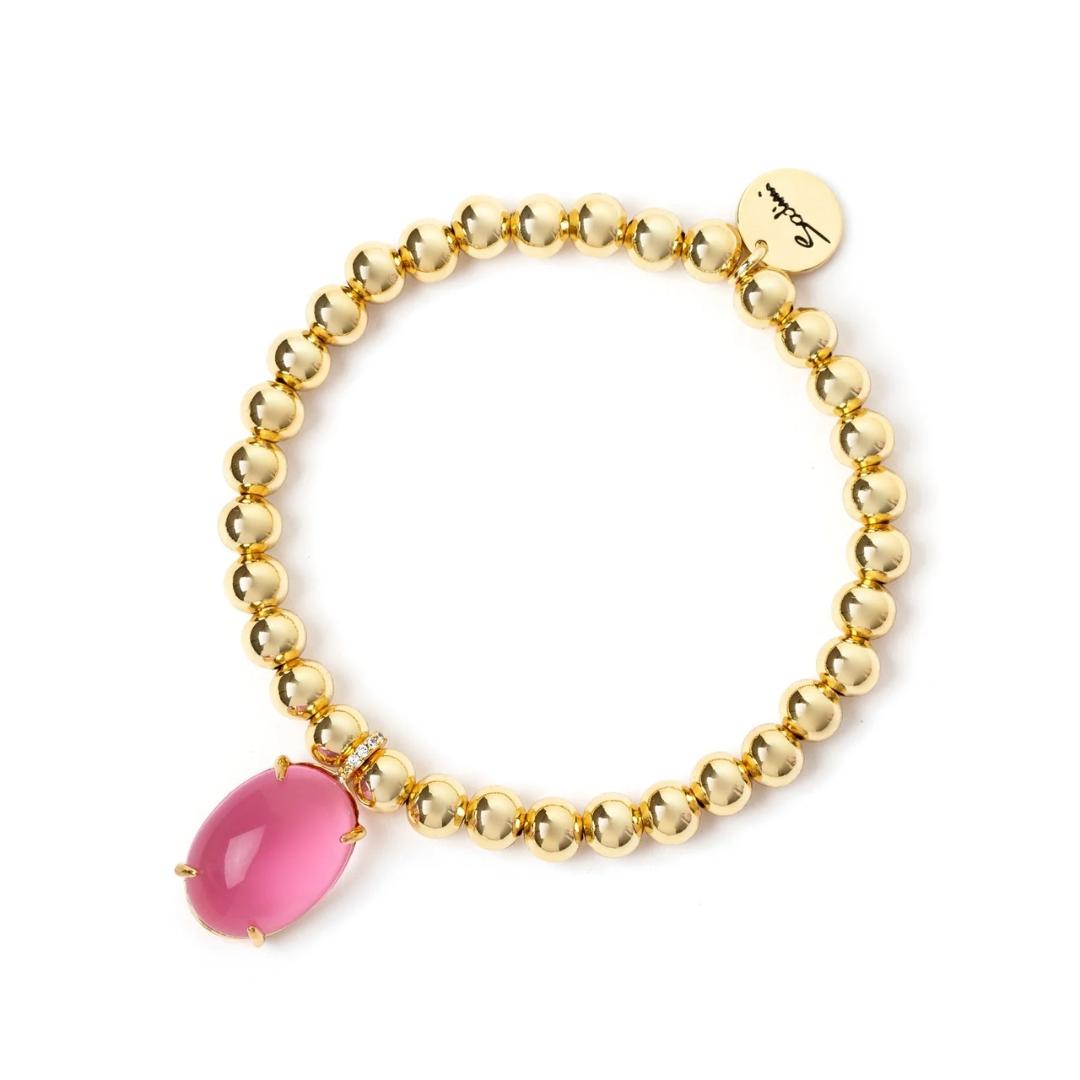 Bracciale Elastico Boule e Cabochon Blossom