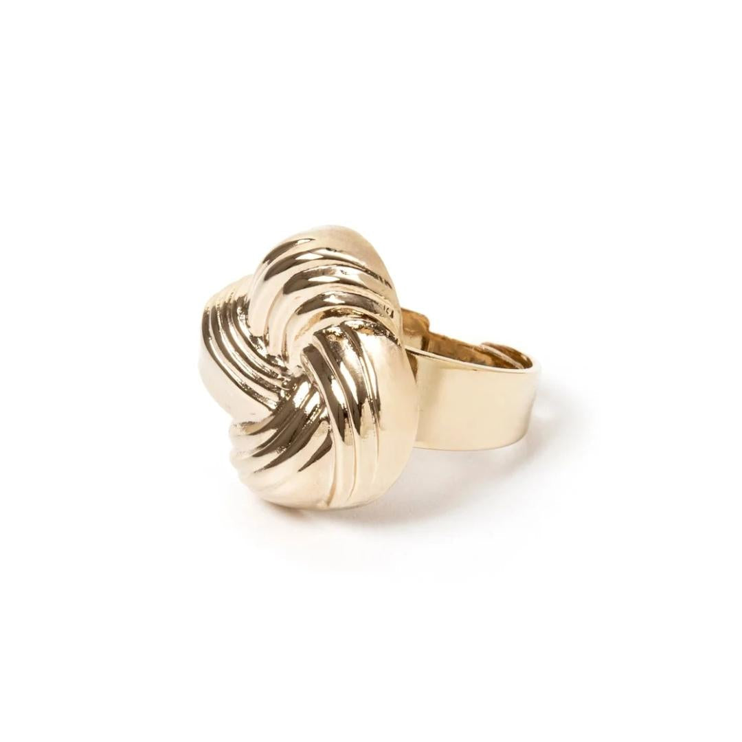 Anello a Fasce Annodate Amaranta