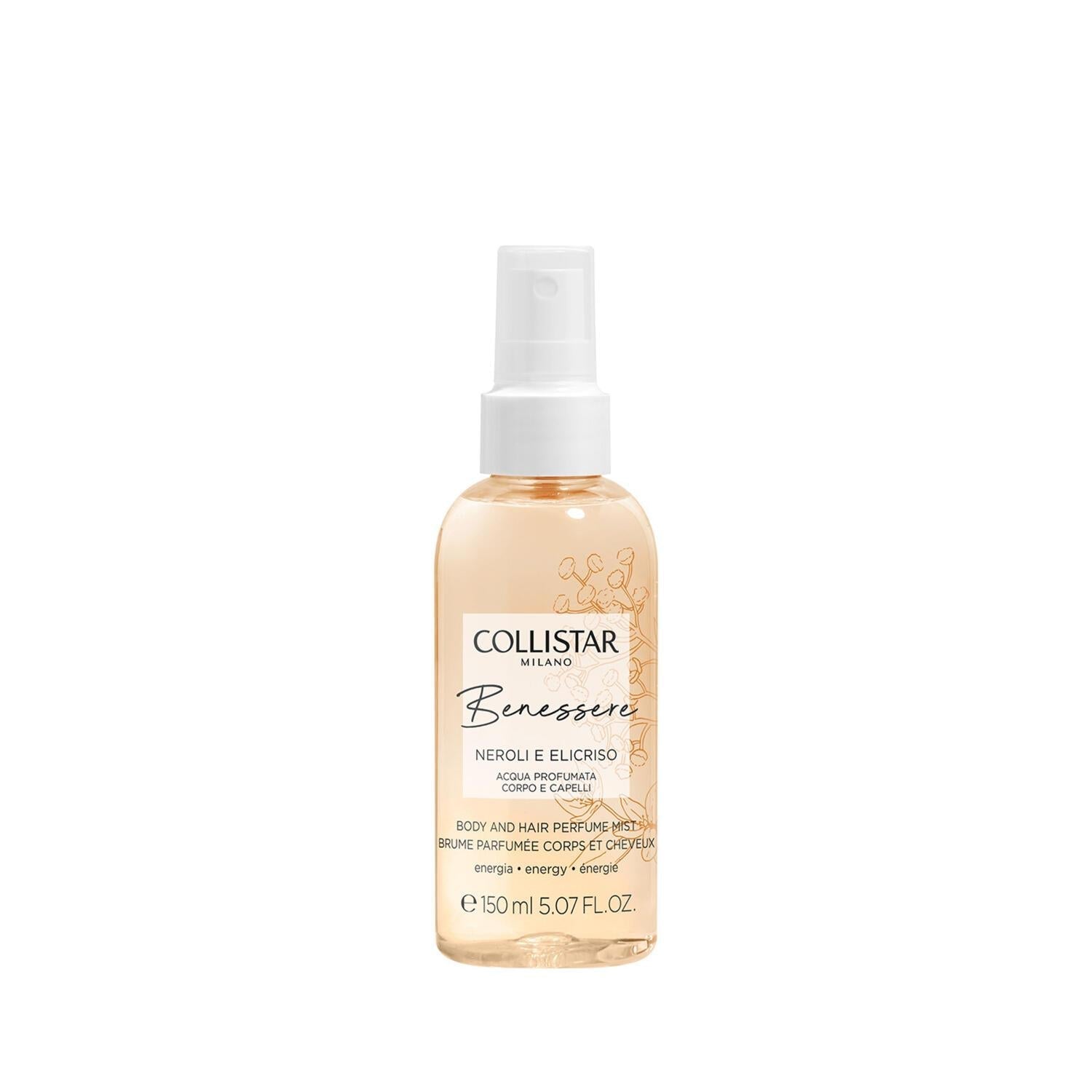 Benessere Neroli E Elicriso Acqua Profumata Corpo E Capelli
